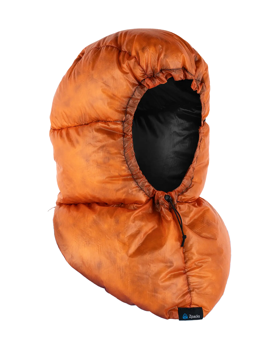Zpacks Down Hood ダウンフード オレンジ/ブラック リバーシブル Ultralight Down Hood | Zpacks