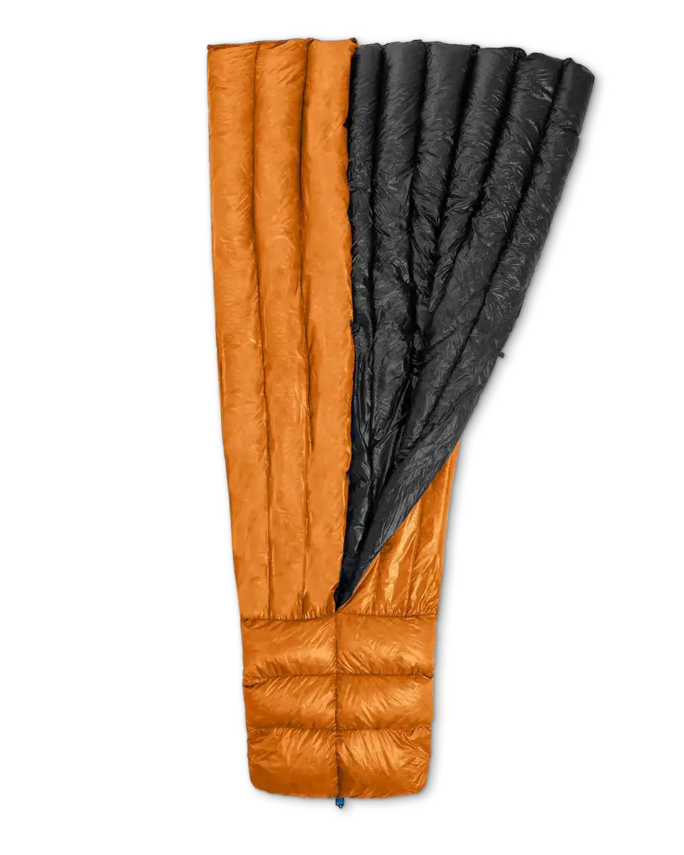 Bargain Summer Quilt / Winter Liner - 40F - Orange - Standard