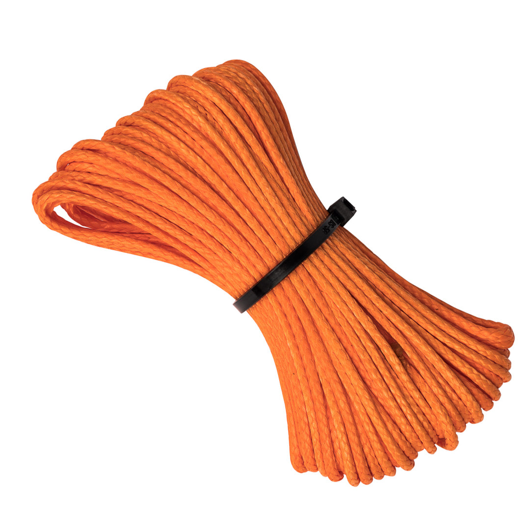 Neon Orange - Micro Polyester Paracord (per meter)