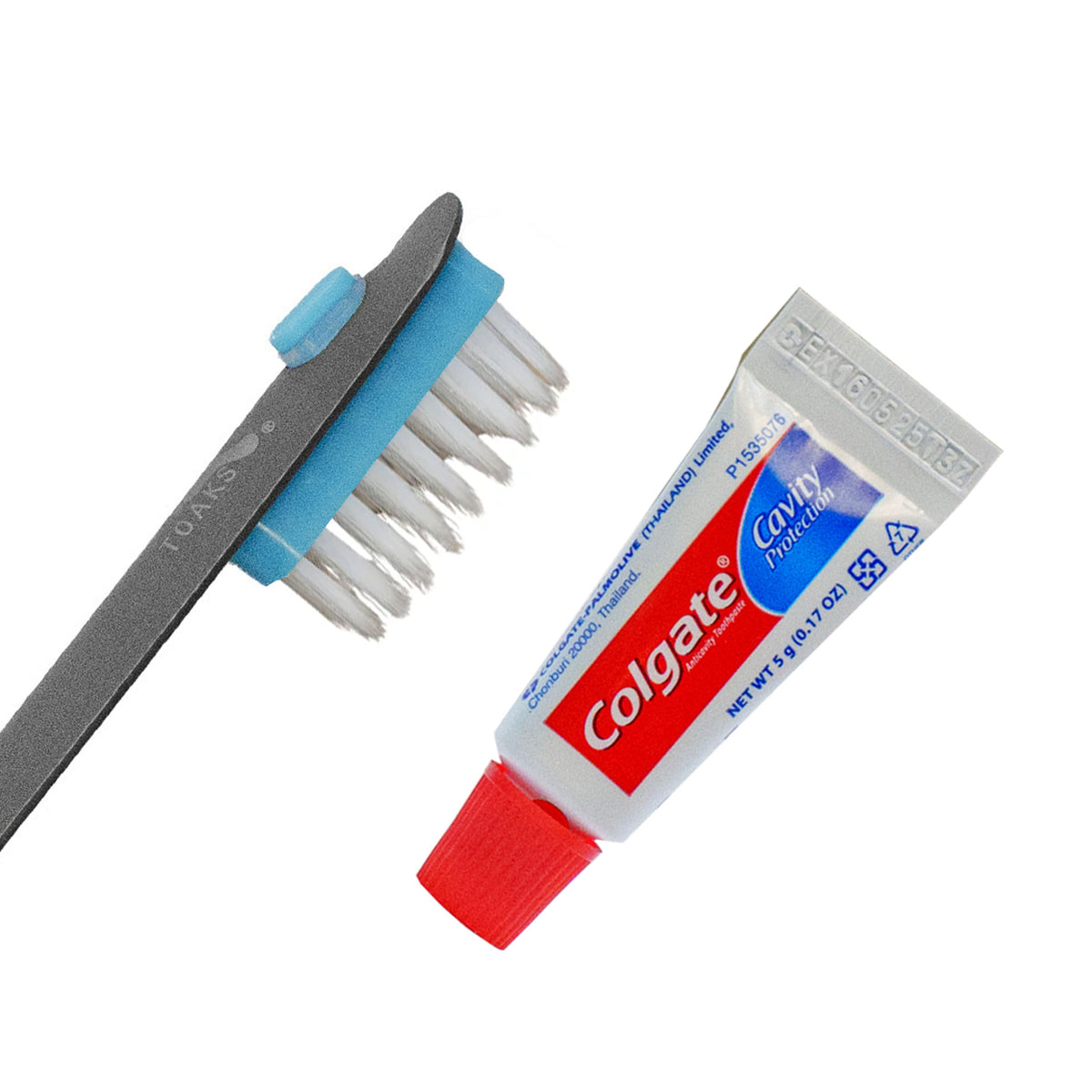 Toothpaste Color Trail Trailbrush w/ 5g Colgate Toothpaste – Zpacks