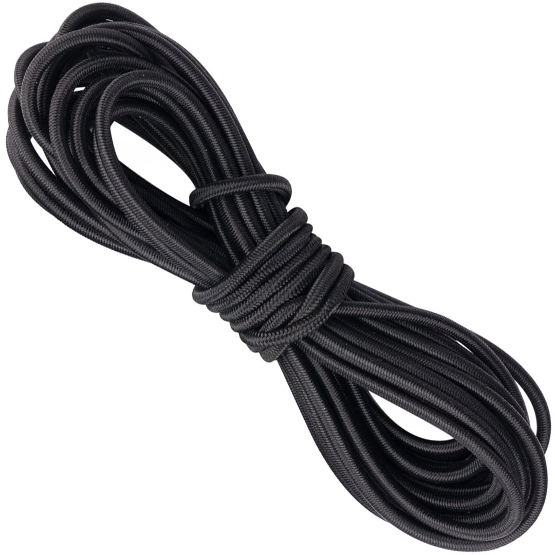 Black - 1/16 Elastic Cord