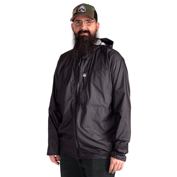 Bargain Men's Vertice Rain Jacket - Black - Large